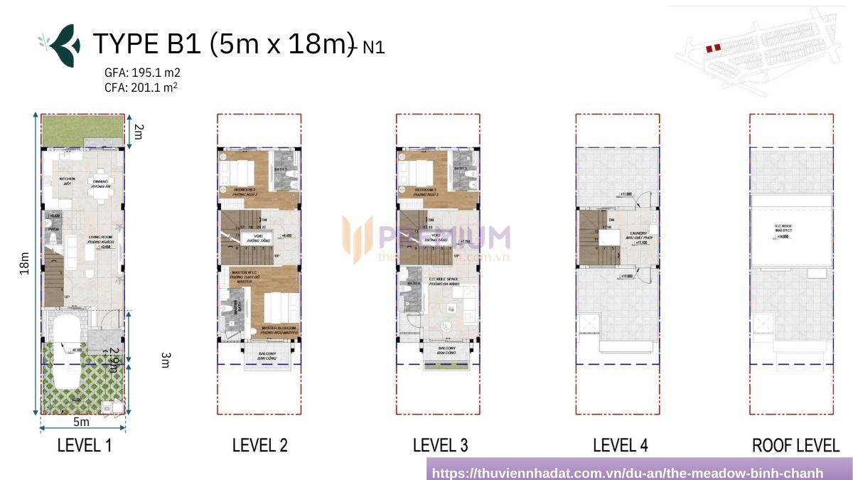 Layout The Meadow Bình Chánh