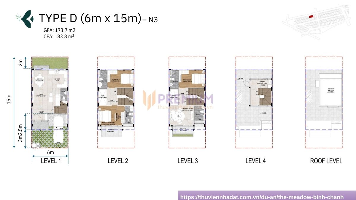 Layout The Meadow Bình Chánh