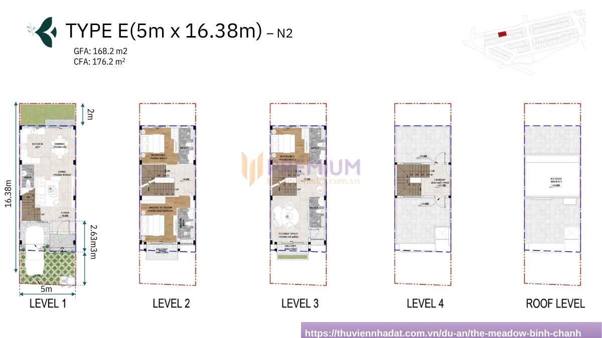 Layout The Meadow Bình Chánh