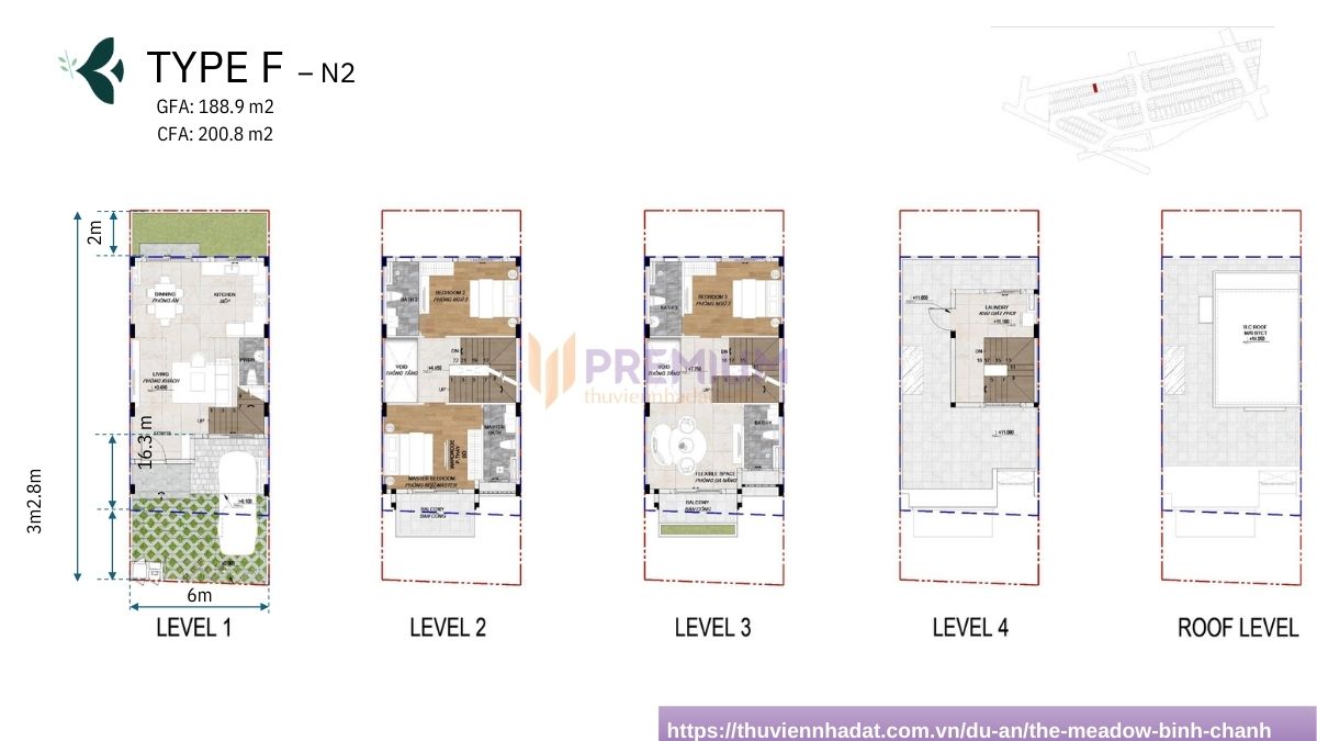 Layout The Meadow Bình Chánh