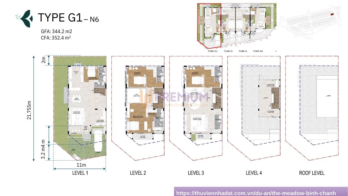 Layout The Meadow Bình Chánh