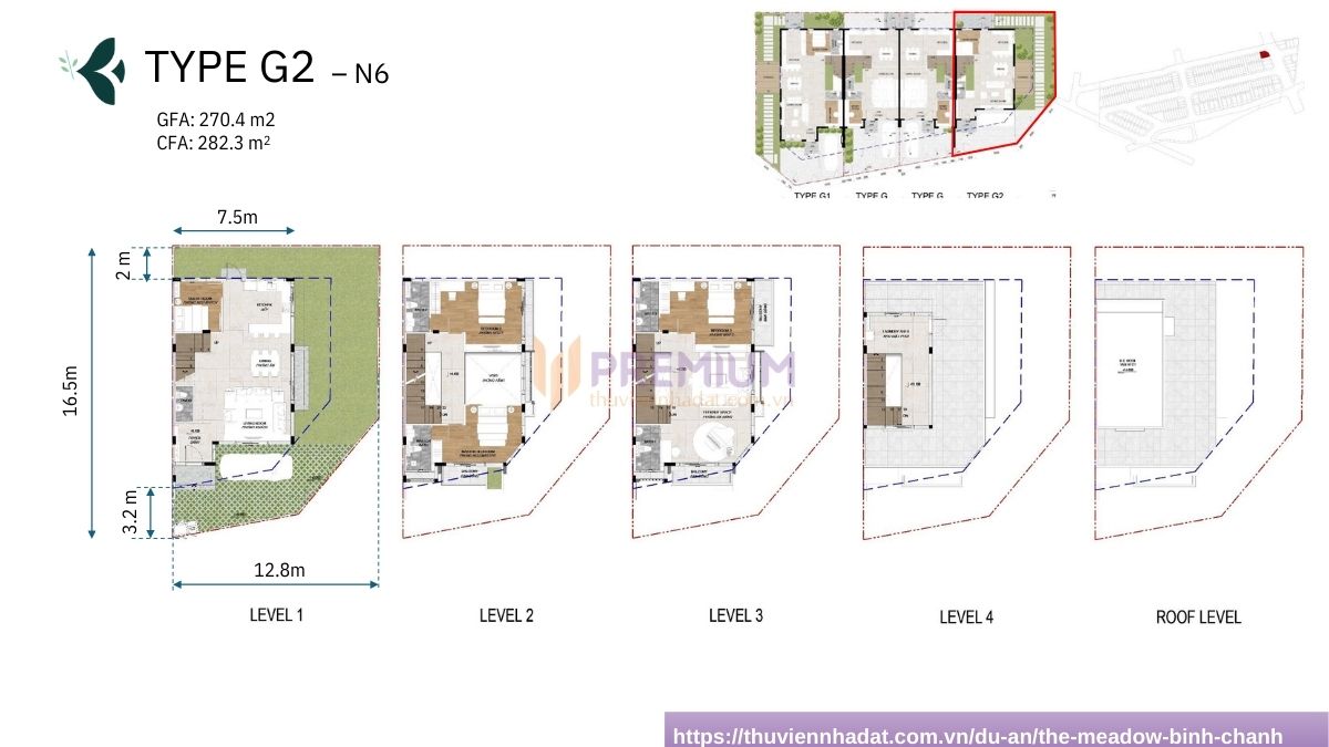 Layout The Meadow Bình Chánh