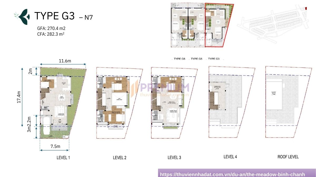 Layout The Meadow Bình Chánh