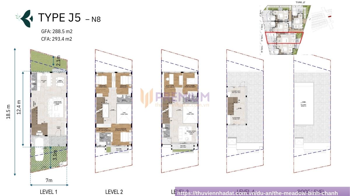 Layout The Meadow Bình Chánh