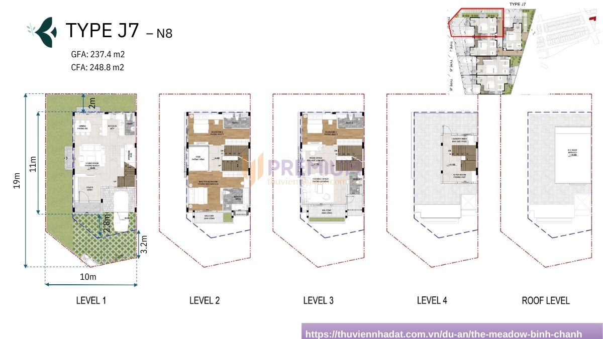 Layout The Meadow Bình Chánh