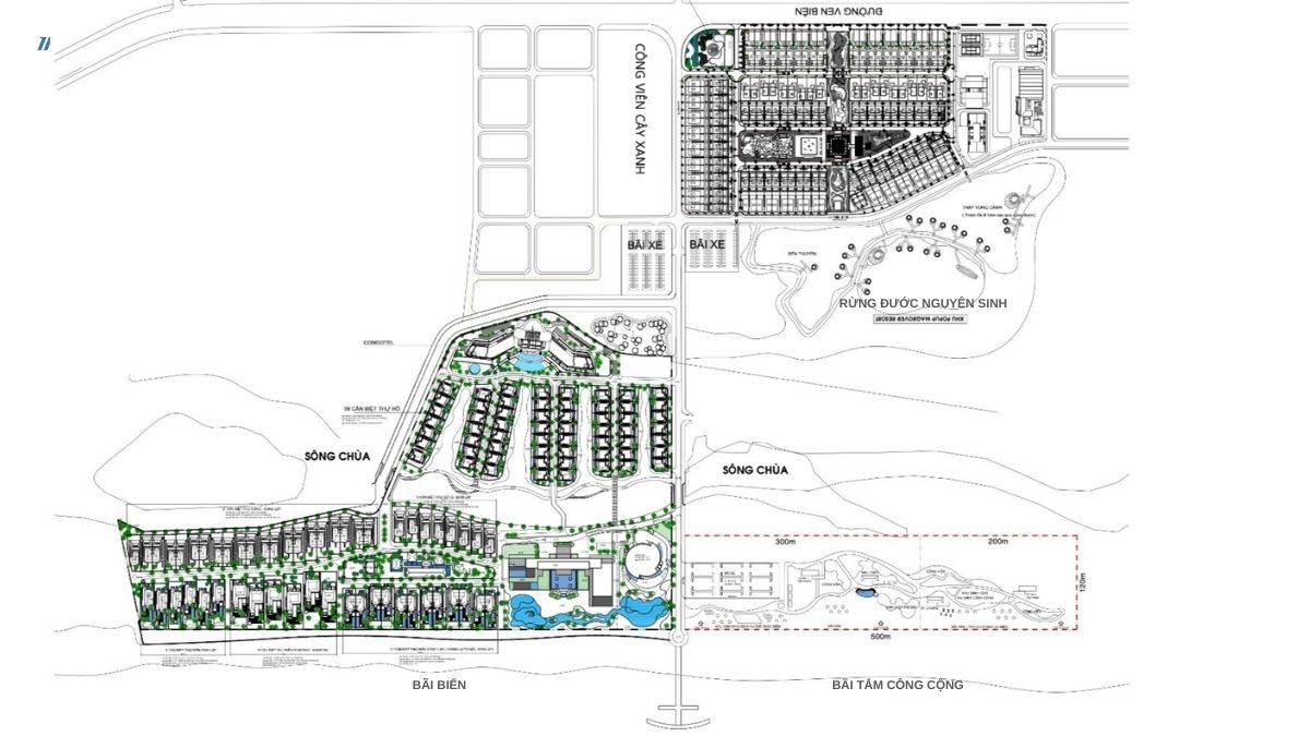 Các phân khu Wyndham Grand Hotel Bình Châu\