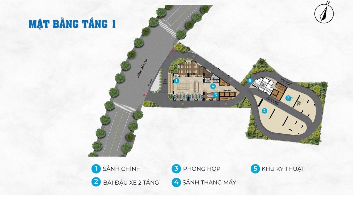 Mặt bằng tầng 1 Oyster Bay Vũng Tàu