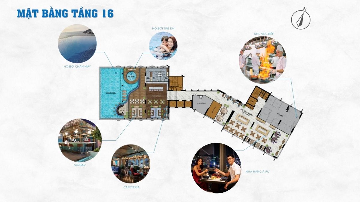 Mặt bằng tầng 16 Oyster Bay Vũng Tàu