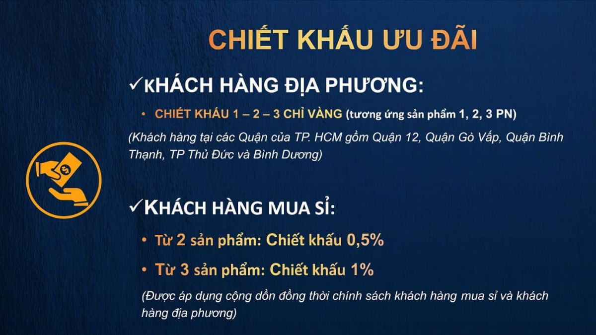 Bảng giá tham khảo chi tiết cho các loại hình căn hộ tại dự án A&T Saigon Riverside.