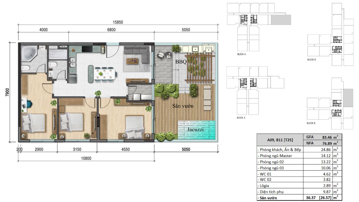 Layout Garden 3PN