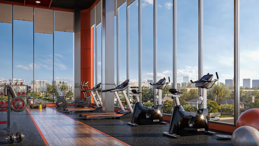 Phòng tập Gym hiện đại tại Green Skyline