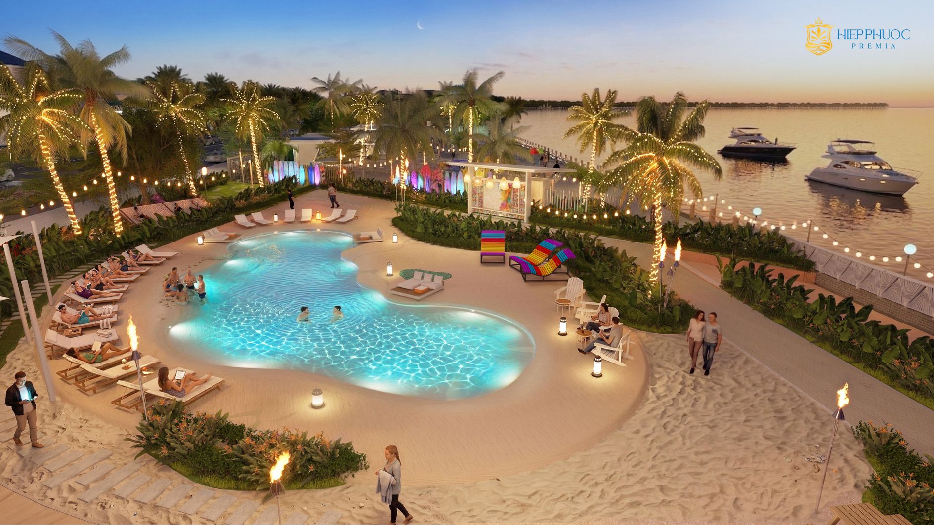 Khu cắm trại tại dự án Hiệp Phước Premia