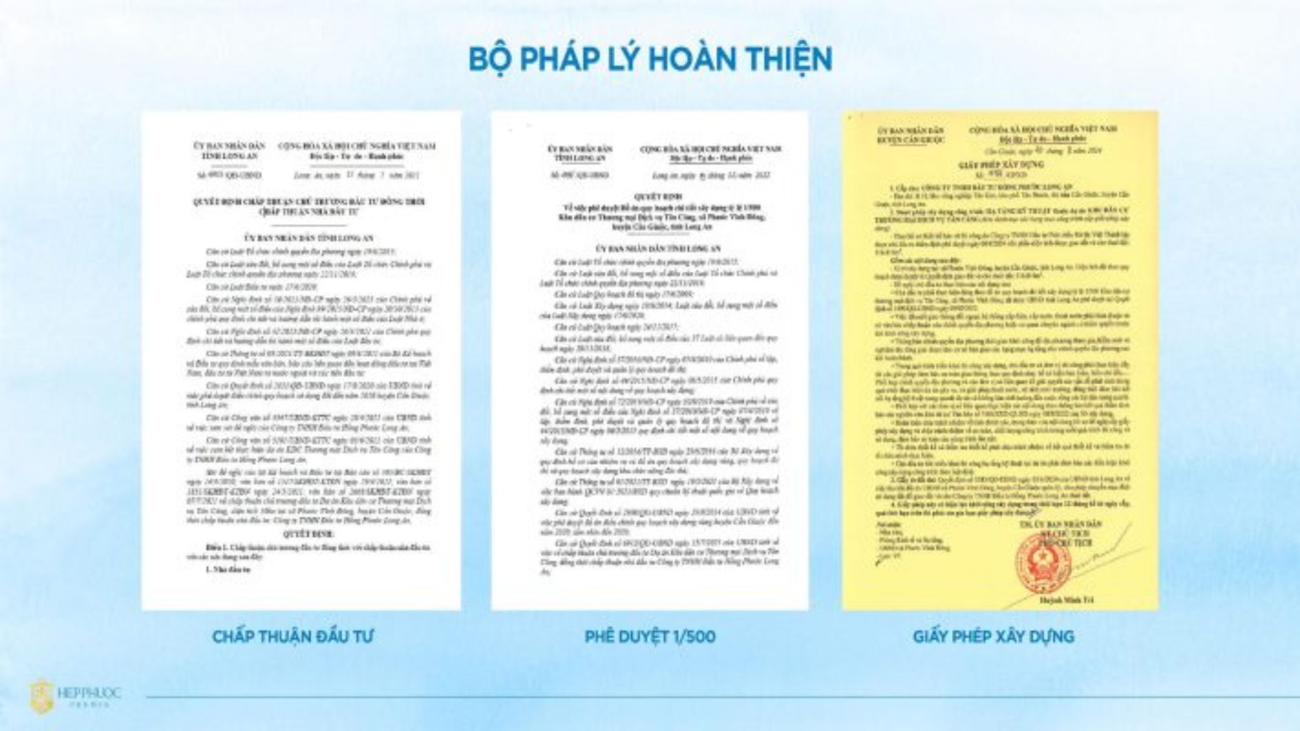 Pháp lý dự án Hiệp Phước Premia minh bạch với sổ đỏ riêng từng nền
