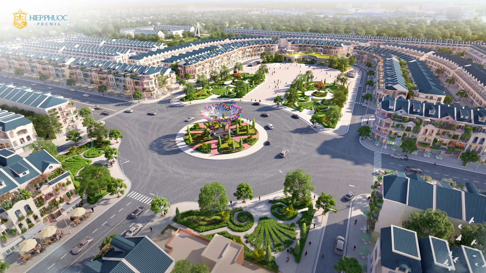 Quảng trường dự án Hiệp Phước Premia