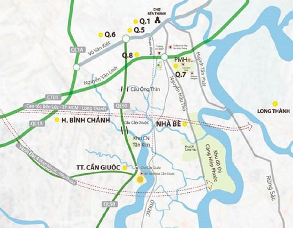 Bản đồ quy hoạch đường tỉnh 827E