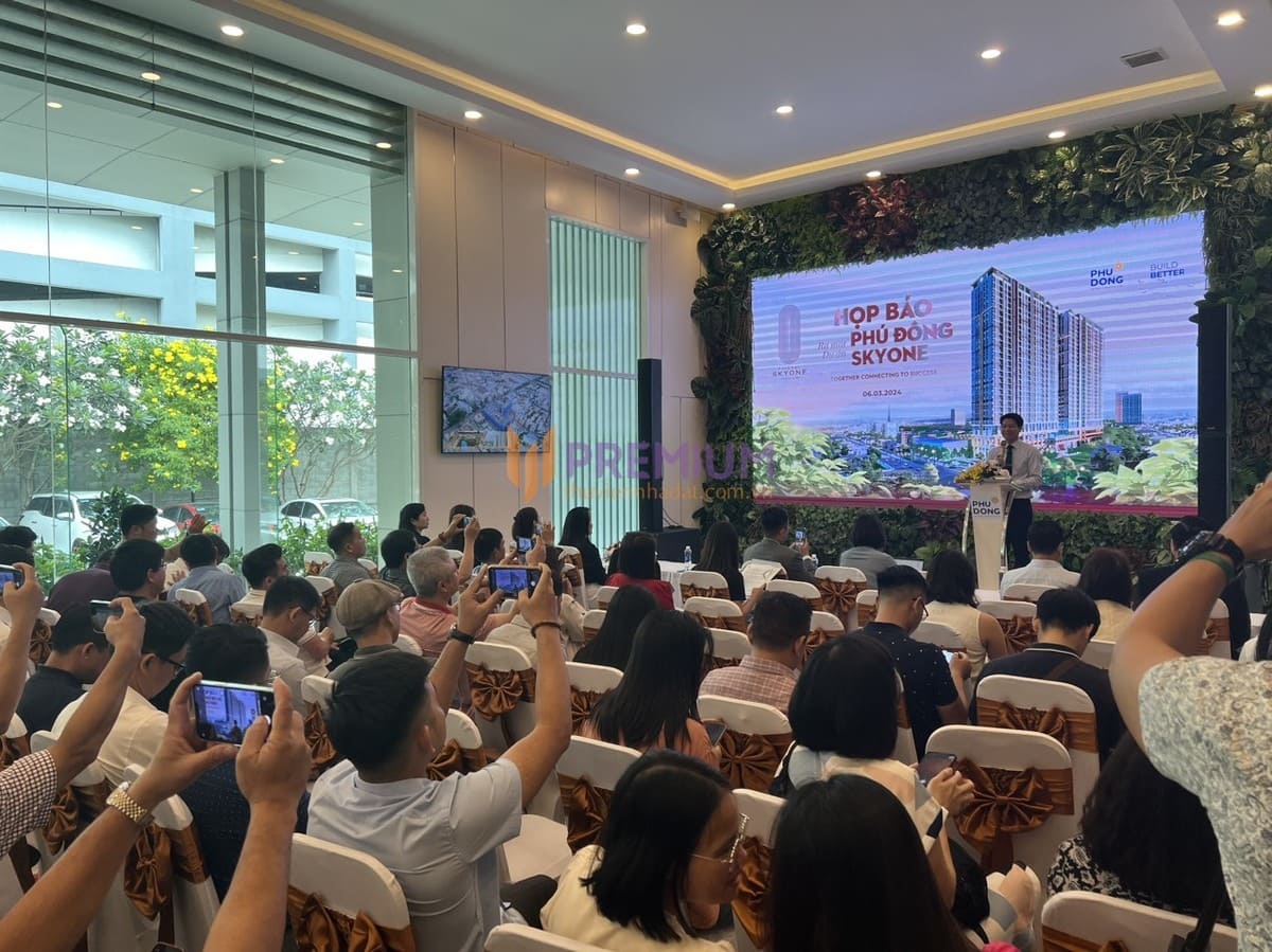 Họp báo 6/3/2024 ra mắt dự án căn hộ đẳng cấp Phú Đông Sky One tại Dĩ An