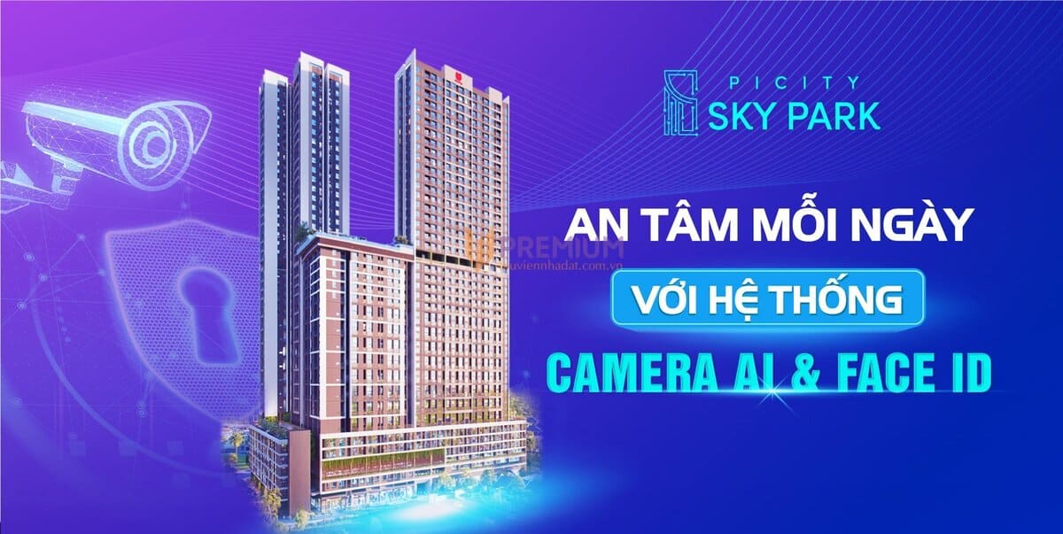 Công nghệ Face ID và Camera AI Hệ thống an ninh thông minh tại Picity Sky Park