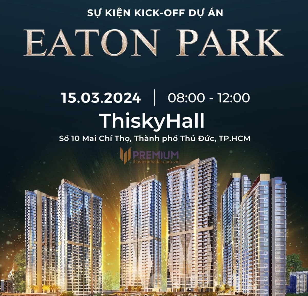 Dự án Eaton Park chính thức kick off vào 15/3/2024 kiến tạo chuẩn mực mới của cuộc sống đô thị