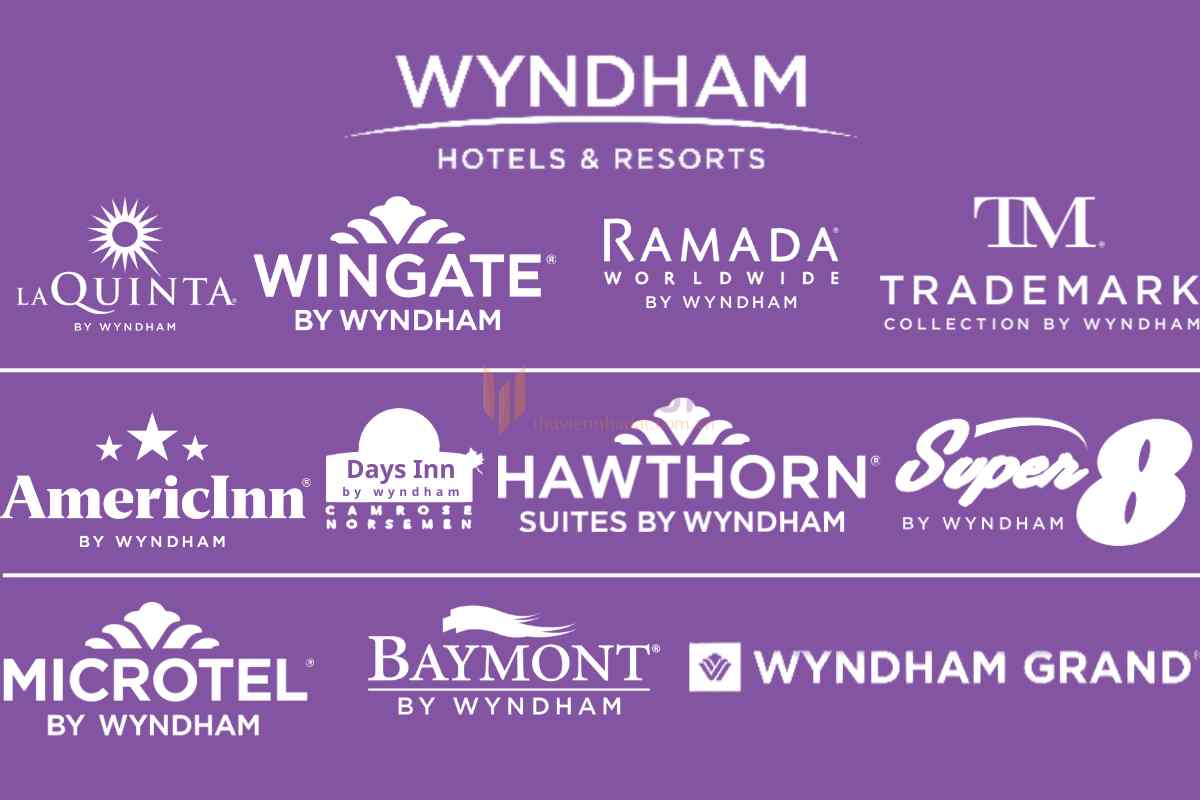 Các thương hiệu của tập đoàn Wyndham Hotels & Resorts