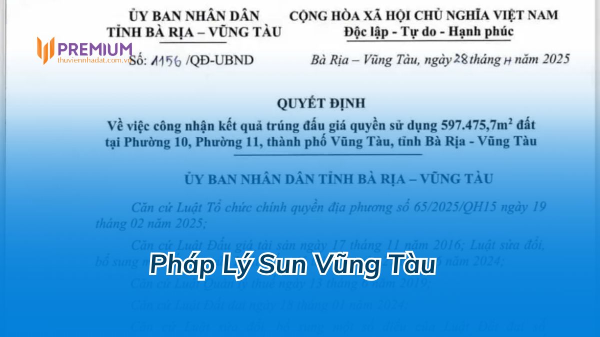 Pháp Lý Sun Vũng Tàu: Phân Tích Toàn Diện Dự Án Khu Đô Thị Đường 3 Tháng 2 (Sun Paradise Vũng Tàu)