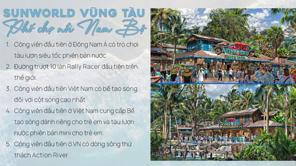 Công viên nước SunWorld Vũng Tàu: Bom Tấn Giải Trí Đẳng Cấp Quốc Tế Tại Bà Rịa - Vũng Tàu